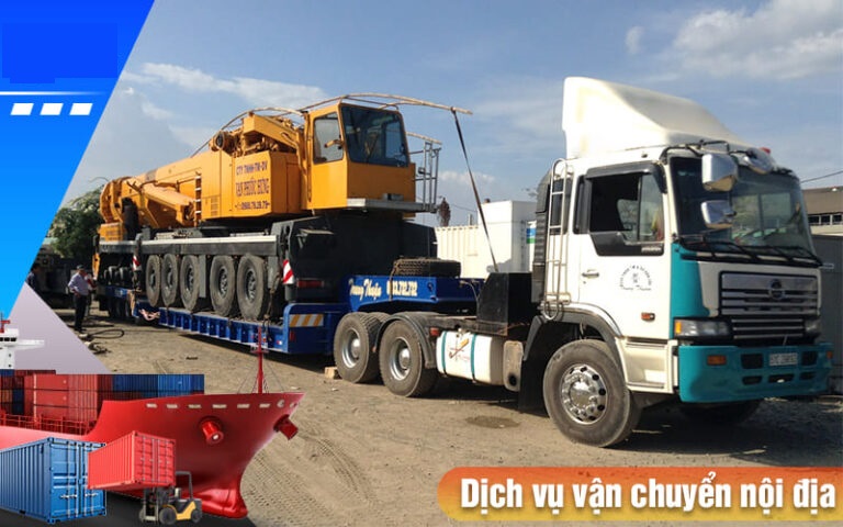 Vận chuyển đường bộ là hình thức được sử dụng nhiều nhất, do có ưu thế về chi phí và mức độ linh động