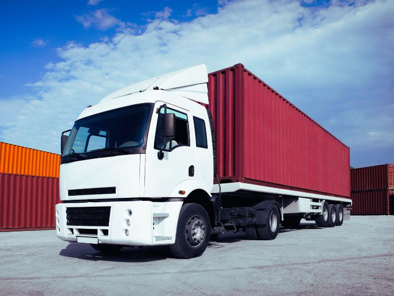 Xe container có tải trọng trên 18 tấn
